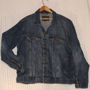 Northwest Territory Blue Denim JEAN JACKET Snaps Men's XL